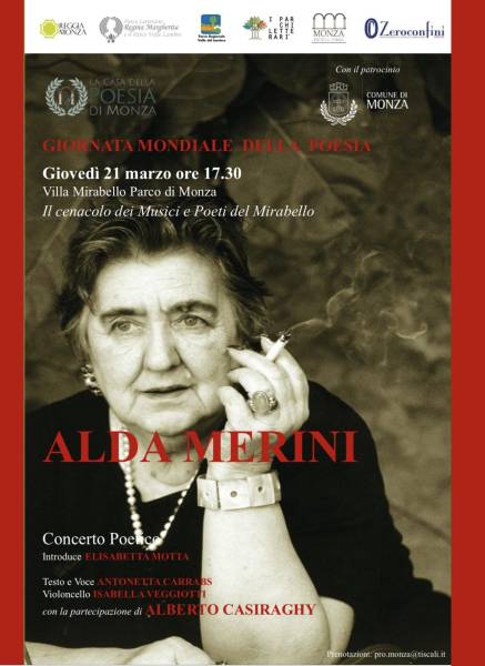 Foto: Concerto poetico dedicato ad Alda Merini in villa Mirabello nel Parco di Monza