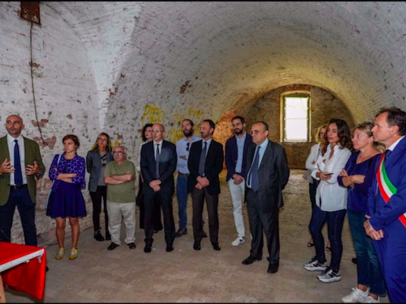 Parco: Il Ministro Bonisoli in visita al Forte di Pietole di Borgo Virgilio 