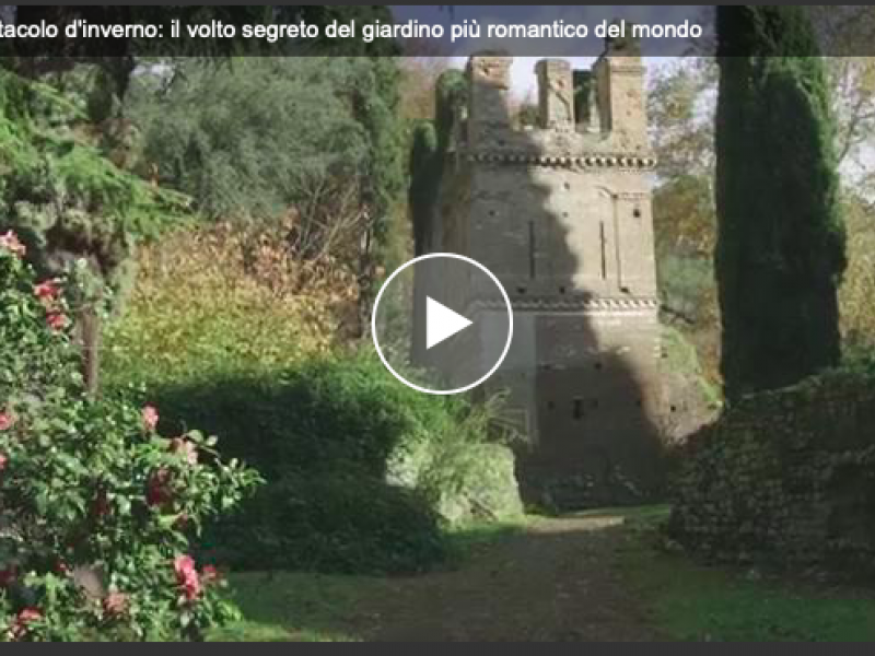VIDEO Ninfa, spettacolo d'inverno: il volto segreto del giardino più romantico del mondo