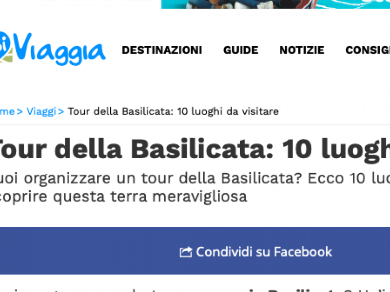 Tour della Basilicata: 10 luoghi da visitare