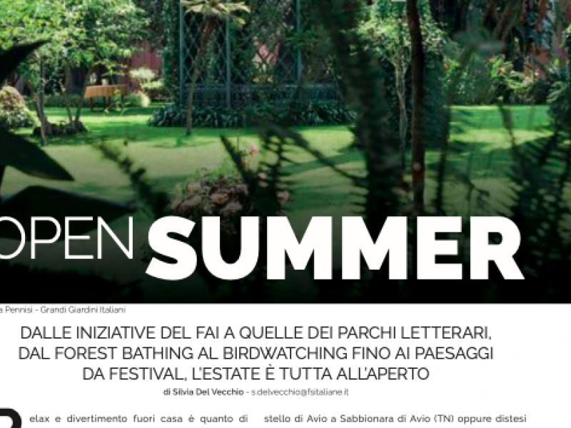 open Summer nei Parchi Letterari