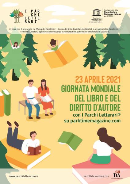 23 Aprile 2021: Giornata mondiale del libro e del diritto d'autore con I Parchi Letterari