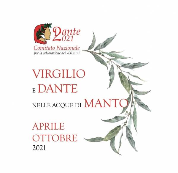 Foto: Dante 2021. Virgilio e Dante nelle acque di Manto. Calendario aprile - ottobre 2021
