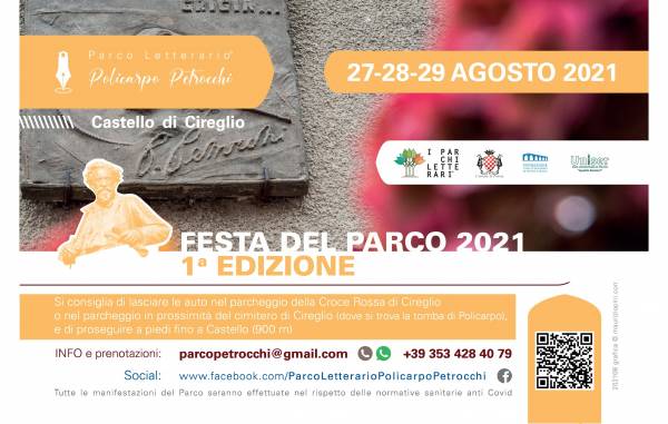 Parco: Prima edizione della Festa del Parco Letterario Policarpo Petrocchi