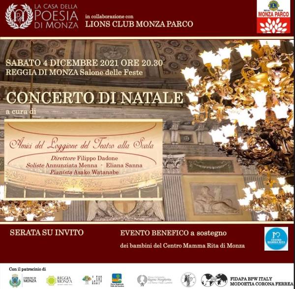 Concerto di Natale a Villa Reale di Monza