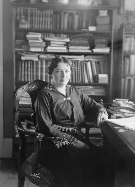 Foto: Sigrid Undset - La celebre autrice norvegese - Sigrid Undset - a famous Norwegian author