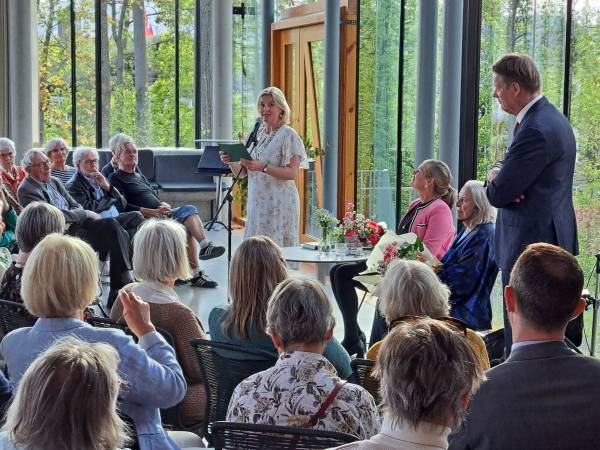 Foto Con Sigrid Undset a Lillehammer. La Città Unesco Le dedica un Parco Letterario.
