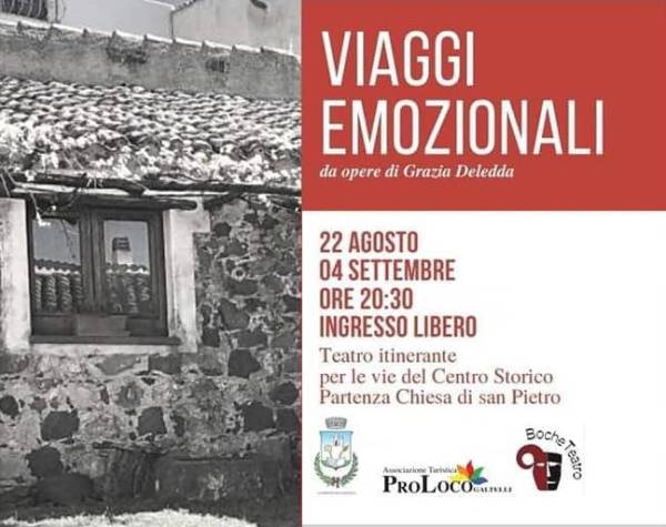 Parco: Viaggi Emozionali- teatro itinerante da opere di Grazia Deledda