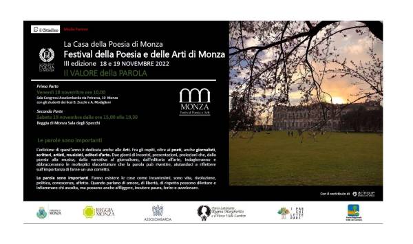 Festival della Poesia e delle Arti di Monza. III° edizione