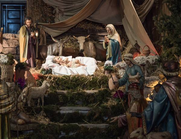 Foto: Francis, the Italian Nativity Scene and La Verna