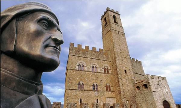 Parco: Dante, Noli e il Purgatorio al Castello di Poppi