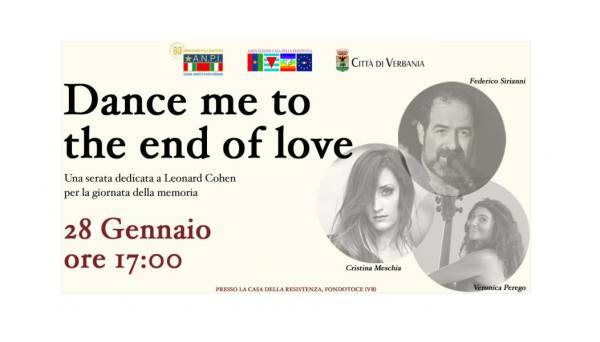 Parco: Dance me to the end of love. Giorno della Memoria a Verbania Fondotoce