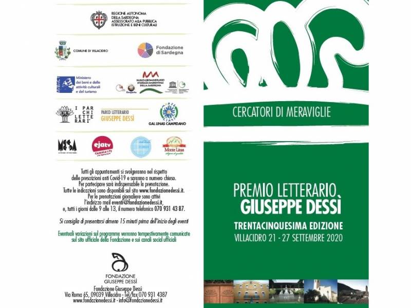 Foto Premio Letterario Giuseppe Dessì. Trantacinquesima edizione 1