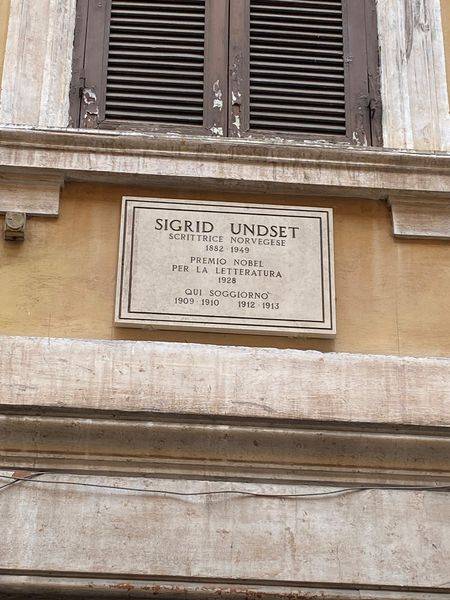 Foto Rome's importance to Sigrid Undset and her breakthrough novel Jenny 7