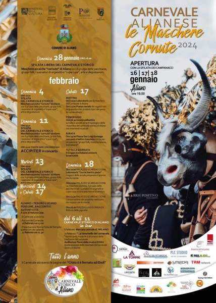 Foto Carnevale di Aliano 2024. Le maschere cornute nei luoghi di Carlo Levi. 1